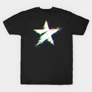 Painted Star - RGB rainbow T-Shirt